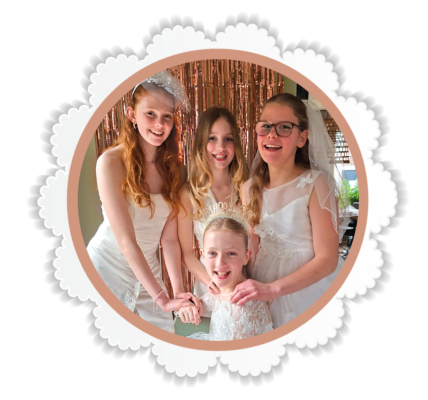 Een middag stralen in een trouwjurk